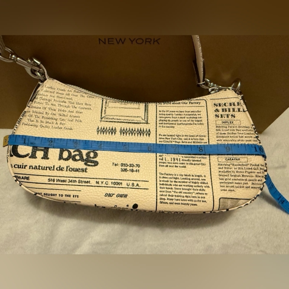 COACH Ashton Beige Shoulder Bag - Picture 9 of 10